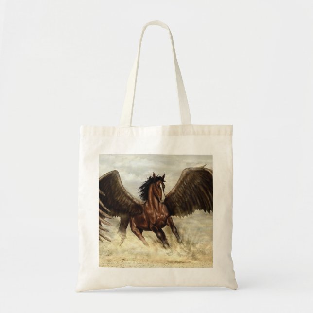 Winged Pegasus Tragetasche (Vorne)