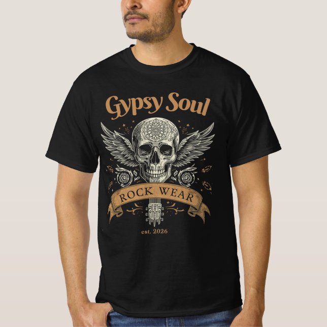 Winged Rocker T-Shirt (Vorderseite)