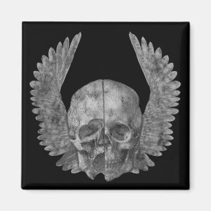 Winged Schädel Magnet