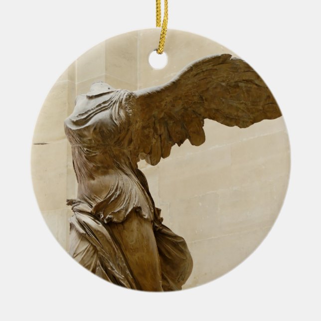 Winged Sieg von Samothrace Keramikornament (Vorne)