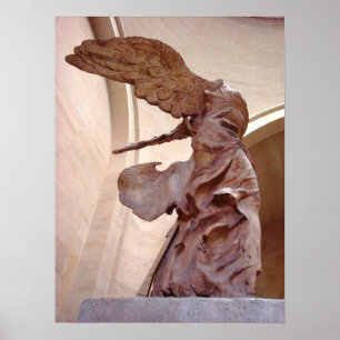 Winged Sieg von Samothrace Poster