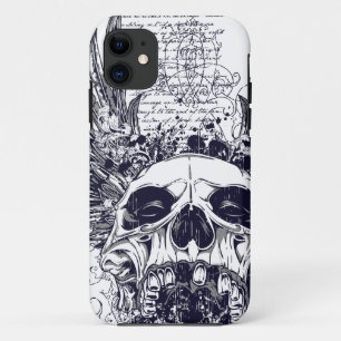 Winged Skull Death Engel iPhone 5 Case Goth Metal