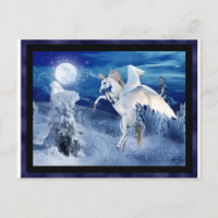 Winged Unicorn Pegasus Moon Horse Snows Tir'Rielle