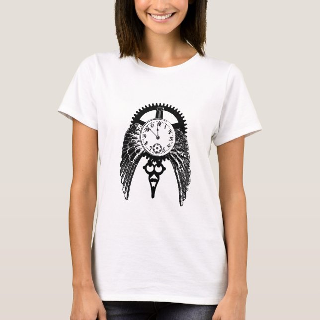 Winged Zeit T-Shirt (Vorderseite)