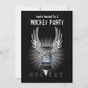 Winghockey-Party Einladung