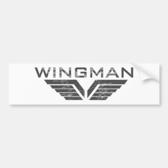 Wingman Autoaufkleber (Vorne)