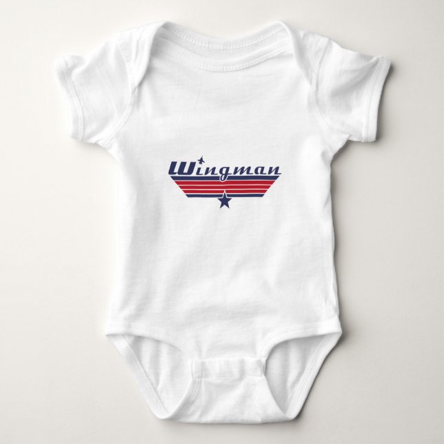 Wingman Baby Strampler (Vorderseite)