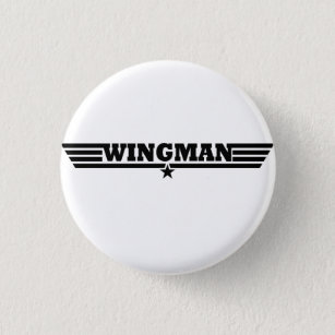 Wingman Wings Logo Button