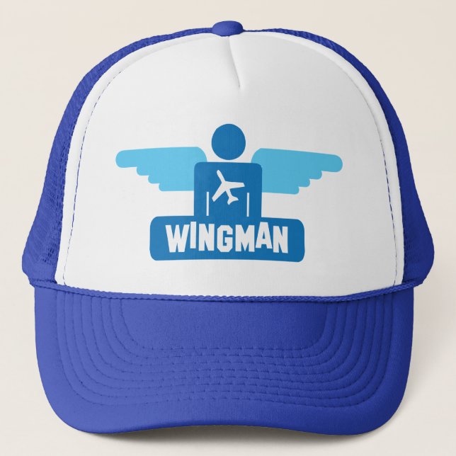 Wingmanpilotentwurf Truckerkappe (Vorderseite)