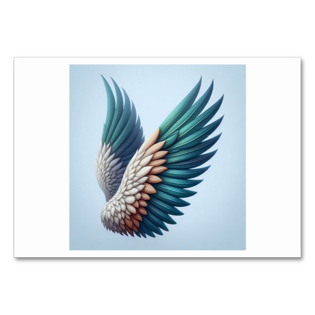 Wings (날 개) - Koreanische Flash Cards Tischnummer (Vorderseite)