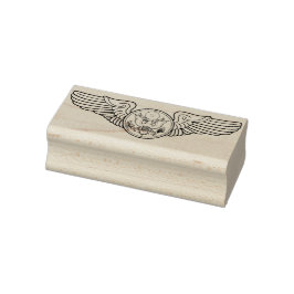 Wings Briefmarke der angeworbenen Militärbesatzung Gummistempel