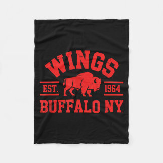 Wings Est 1964 Buffalo NY Fleecedecke