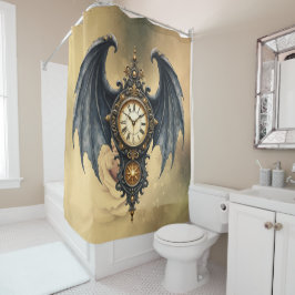 Wings of Eternity – The Timeless Guardian. Duschvorhang