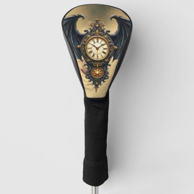 Wings of Eternity – The Timeless Guardian.  Golf Headcover (Vorderseite)