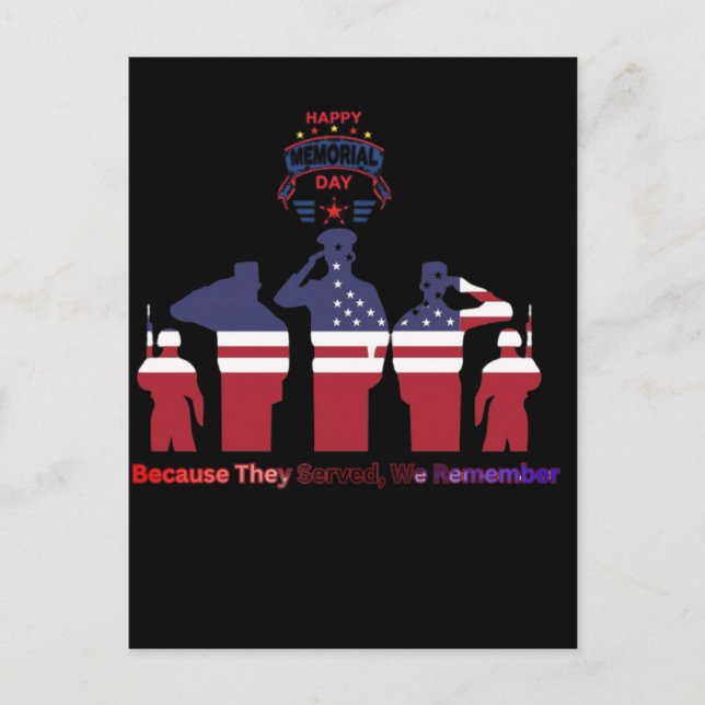 Wings of remembrance black postkarte (Vorderseite)