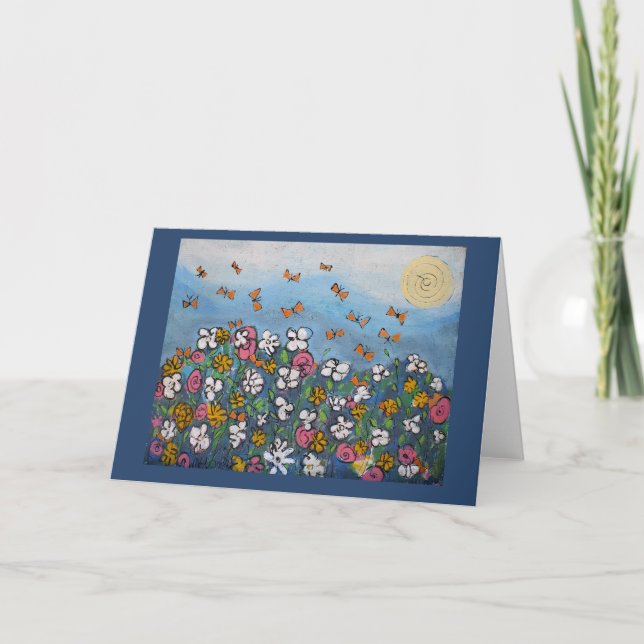 Wings of Summer card Karte (Vorderseite)