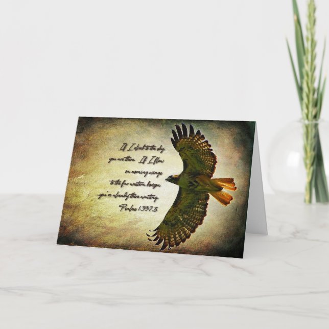 Wings of the Morning Inspiration Karte (Vorderseite)