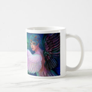 Wings Pfau-Dame von Dualität Kaffeetasse
