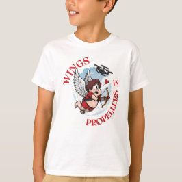 Wings vs Propellers, Cupidon vs Drone, Valentine’s T-Shirt