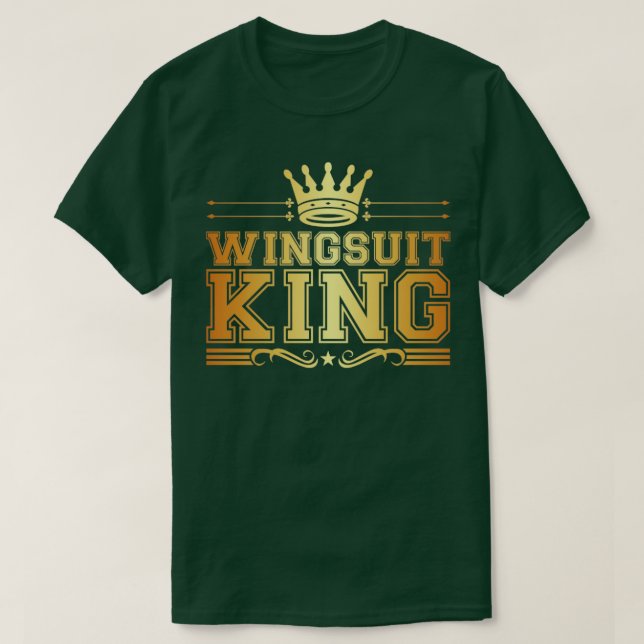 Wingsuit Basejumper Extremsport T-Shirt (Design vorne)