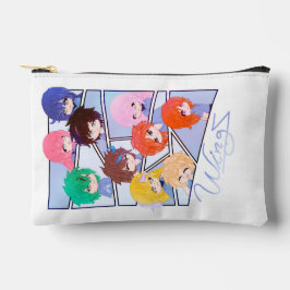 Wingz Mehrfach-Charakter-Print-Cut-Sew-Tasche Zubehörtasche
