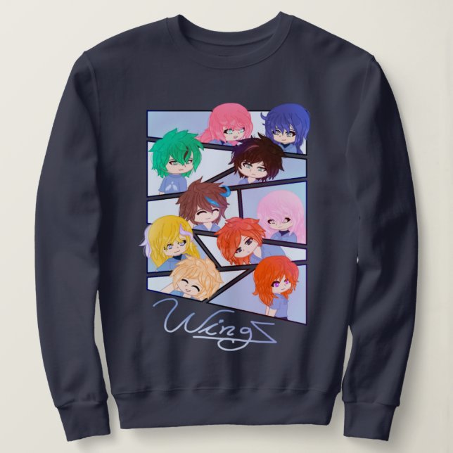 Wingz Multi Character Sweatshirt (Design vorne)