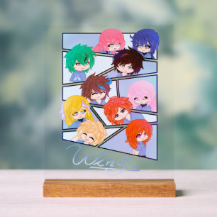 Wingz Multi-Zeichen Akryllisches Zeichen Acrylschild