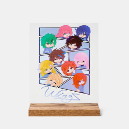 Wingz Multi-Zeichen Akryllisches Zeichen Acrylschild