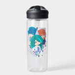 Wingz Warriors Water Bottle Trinkflasche<br><div class="desc">In the series there is an organization called the Wingz Warriors. The bosses name is Astrid, the co boss's name is Callie and one of the member's name is Theo. Have this water bottle with this design of some characters from the Wingz series for yourself.</div>