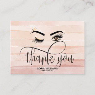 Wink Beautiful Brown Eye staubrosa Nachsorge Empfehlungskarte