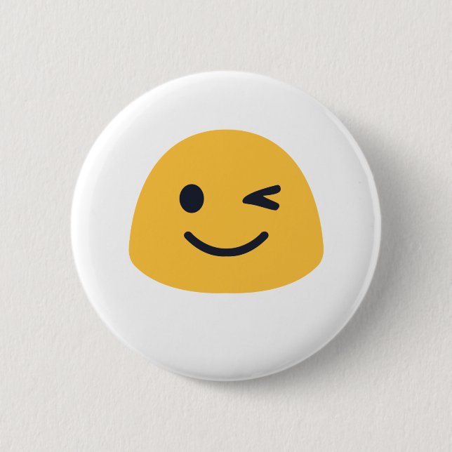 Wink Emoji Button (Vorderseite)