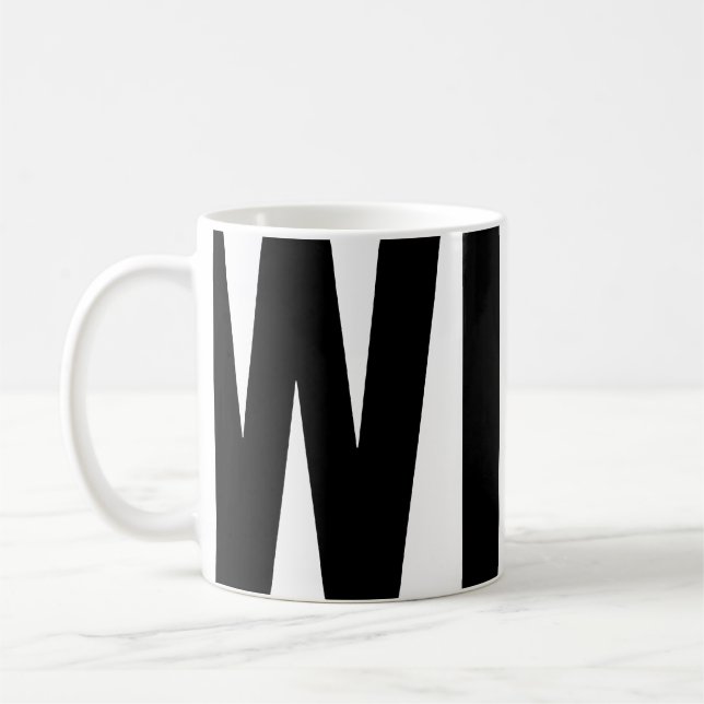 WINK-Wort-Tasse Kaffeetasse (Links)