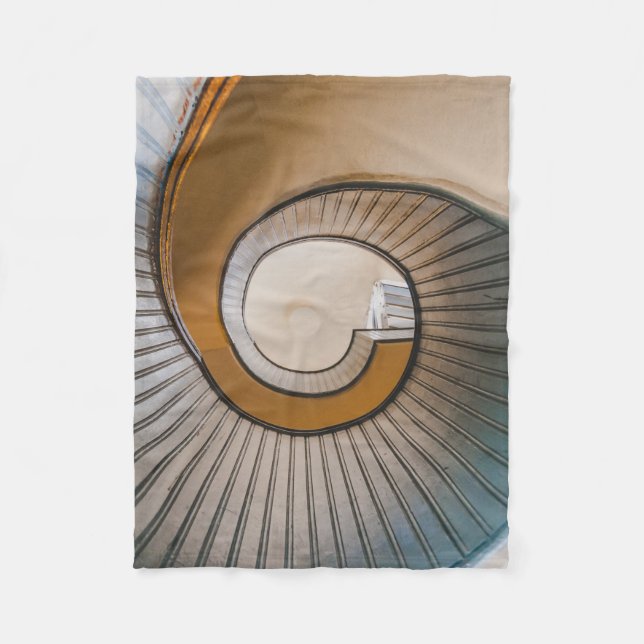 Winkelaufnahme der Spiralleiter Fleecedecke (Vorderseite)