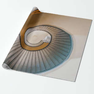 Winkelaufnahme der Spiralleiter Geschenkpapier