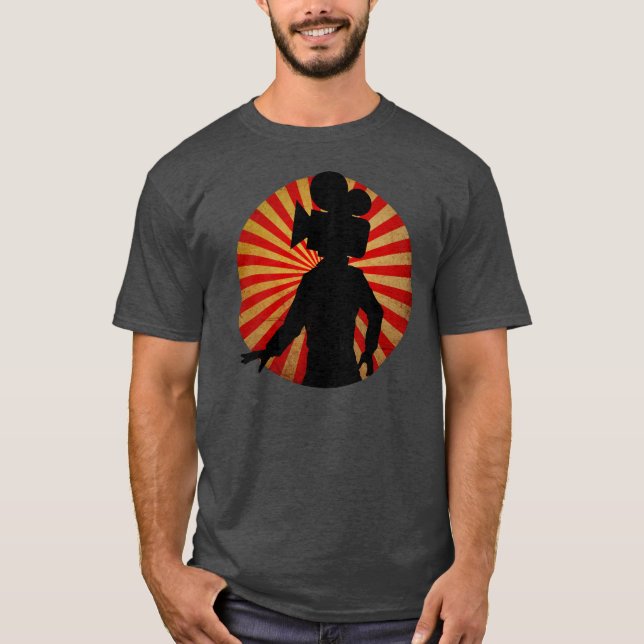 Winken Sie Kamerakopfmann, T-Shirt (Vorderseite)