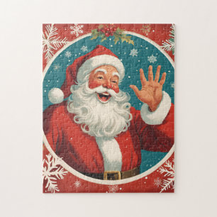 winkender Weihnachtsmann