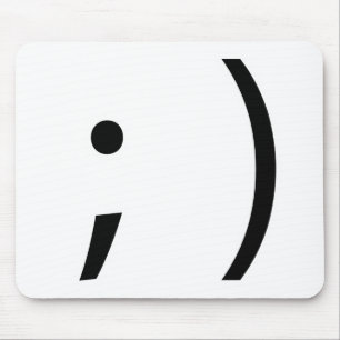 Winkgesicht! Mousepad
