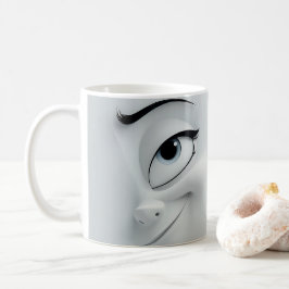 Winking Cartoon Gesicht 3D-Tasse 11 Kaffeetasse