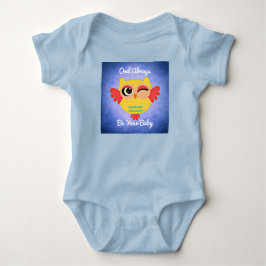 Winking Owl Baby Bodysuit Strampler