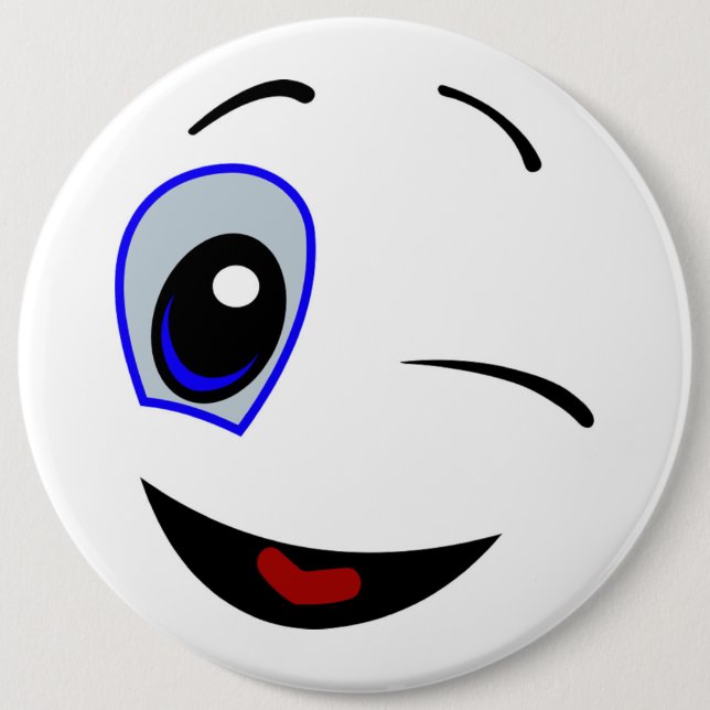 WINKING SMILEY BUTTON (Vorderseite)