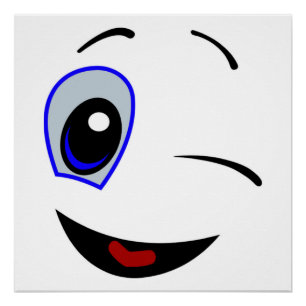 WINKING SMILEY POSTER