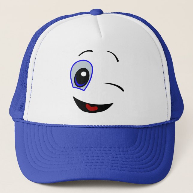 WINKING SMILEY TRUCKERKAPPE (Vorderseite)