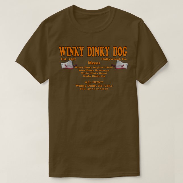 Winky Dinky Dog  T-Shirt (Design vorne)