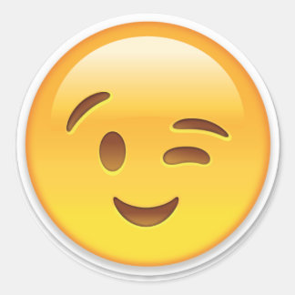Winky Emoji Sticker