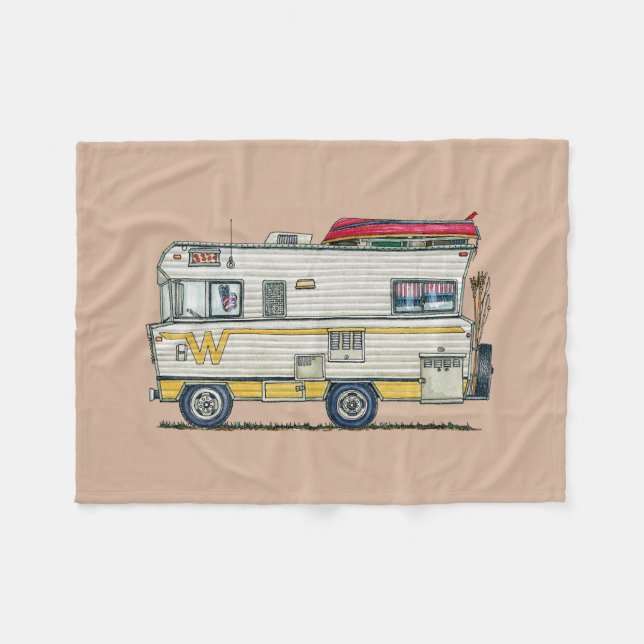 Winnebago-Camper RV-Kleid Fleecedecke (Vorderseite (Horizontal))