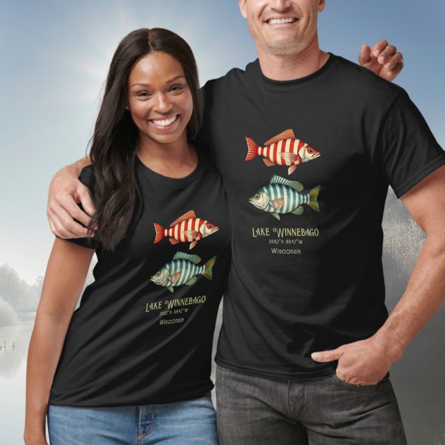 Winnebago Wisconsin-Seefisch T-Shirt (Von Creator hochgeladen)