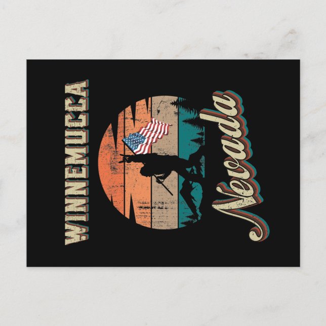 Winnemucca Nevada Postkarte (Vorderseite)