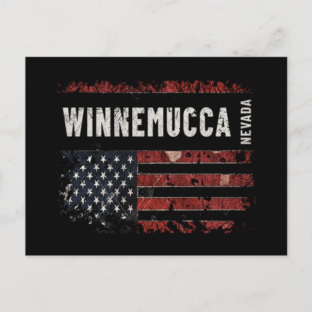 Winnemucca Nevada Postkarte (Vorderseite)