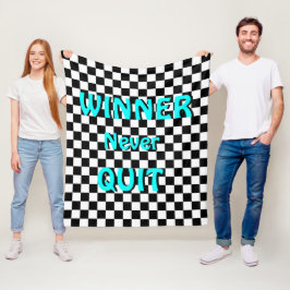 "WINNER" Cooles Motivierend Fleece Blanket