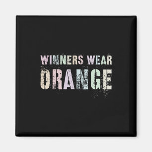 WINNERS TRAGEN ORANGE Summer Camp Team Colour War Magnet
